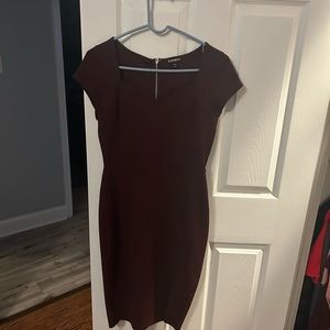 Maroon Express Dress